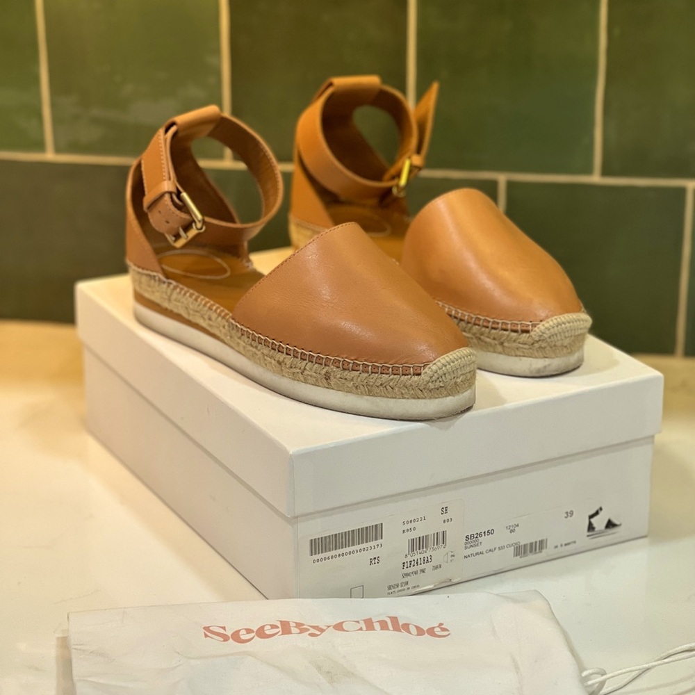SEE BY CHLOÉ Tan Glyn Espadrilles